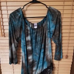 Boutique blouse with fringe